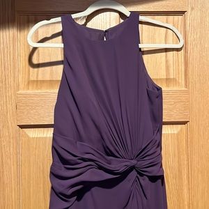 David’s Bridal Plum Birdesmaid Dress